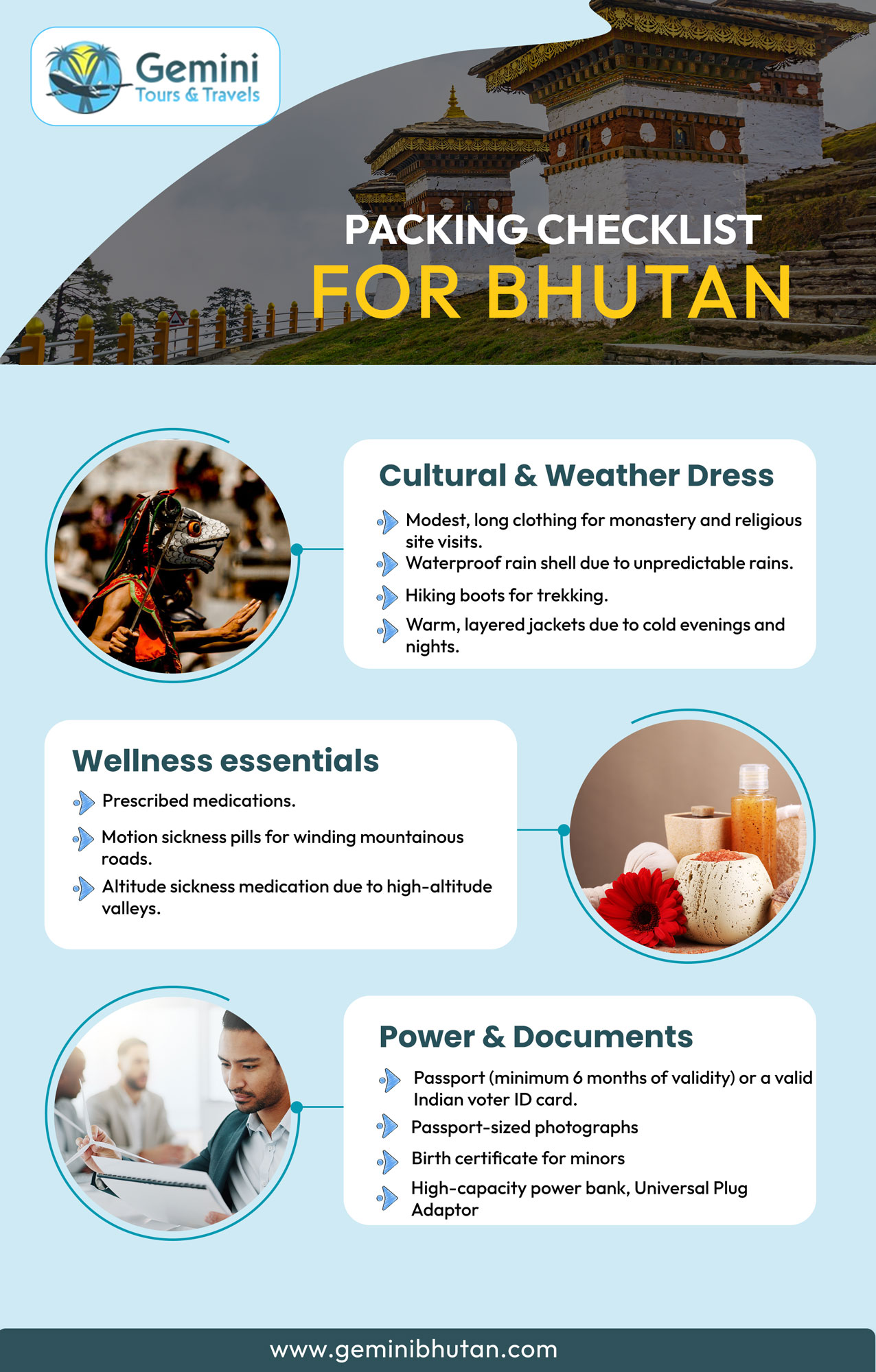 Packing Checklist for Bhutan